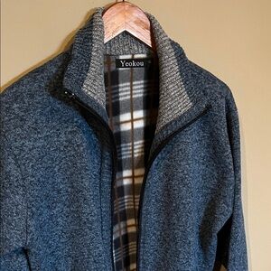 Yeokou Men's Blue Jacket
